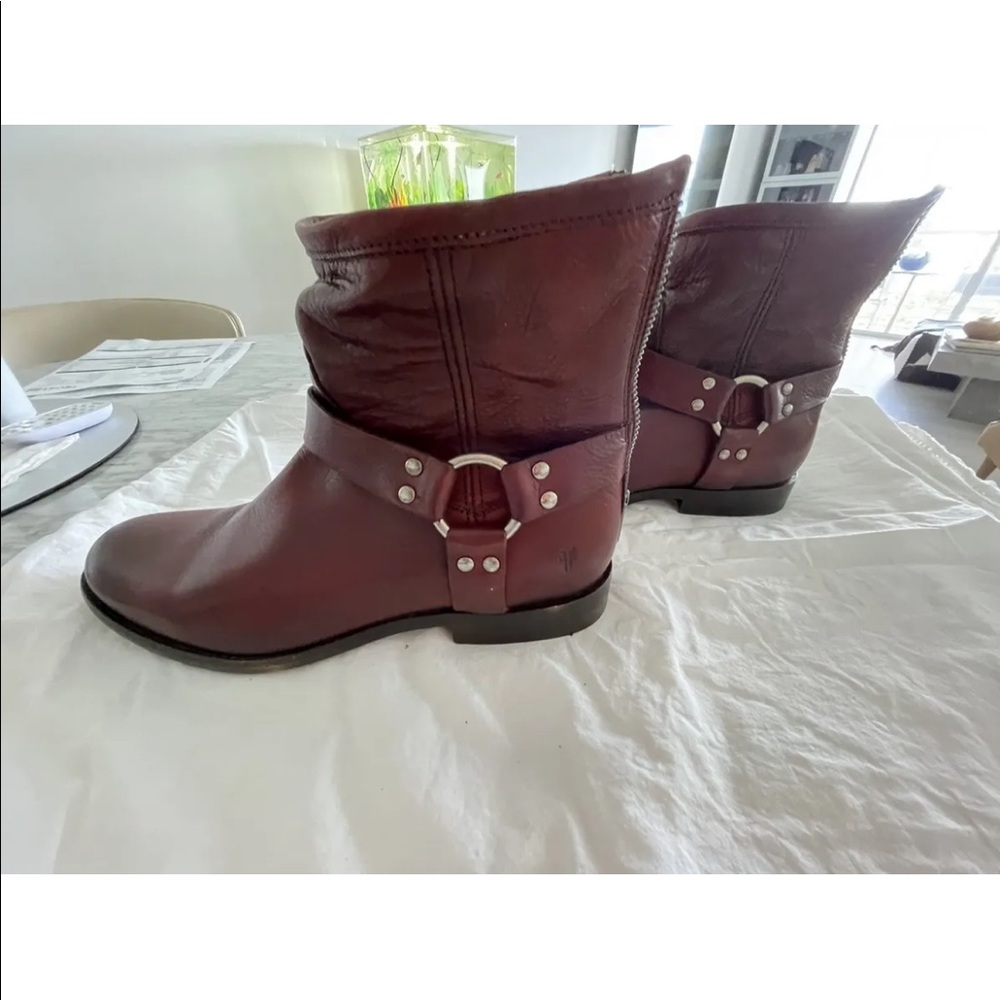 Frye Booties, worn once.